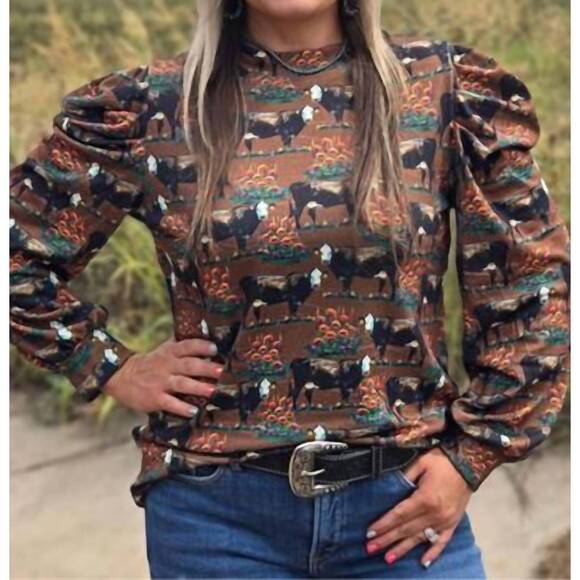 NEW STERLING KREEK deep in the herd top in brown - Picture 2 of 2